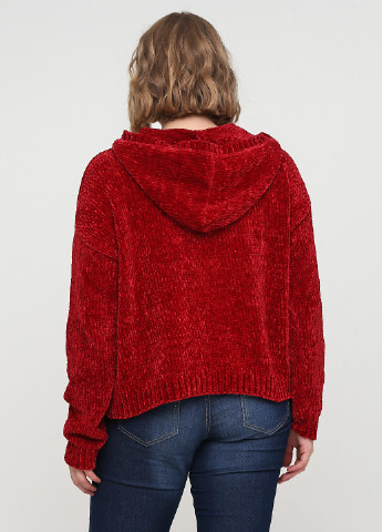 Темно-красный демисезонный свитер CHD