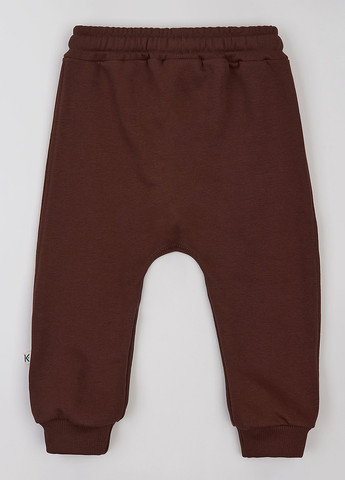 Коричневые спортивные демисезонные джоггеры брюки KRAKO