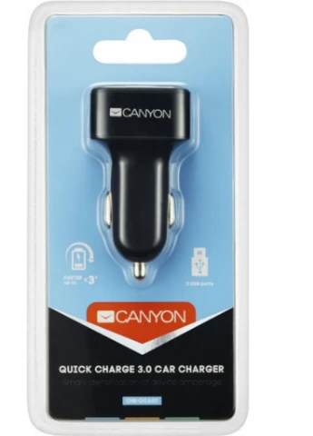 Зарядний пристрій Universal 3xUSB car adapter (CNE-CCA07B) Canyon (216637955)