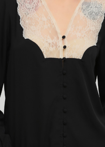 Черная демисезонная блуза Asos