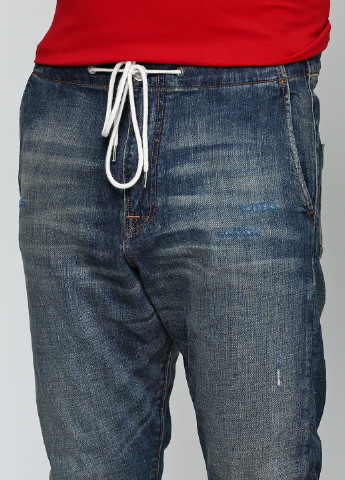 Синие демисезонные со средней талией джинсы Quiksilver