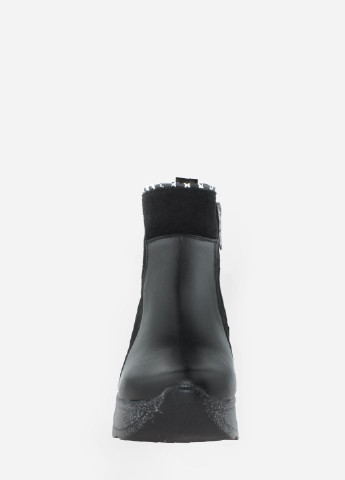 Осенние ботинки rv20015 черный Vira из натуральной замши