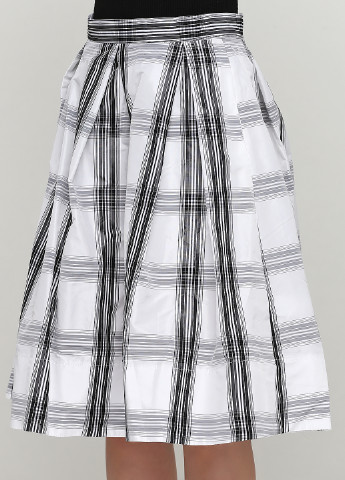 Черно-белая кэжуал в клетку юбка Andre Tan а-силуэта (трапеция)