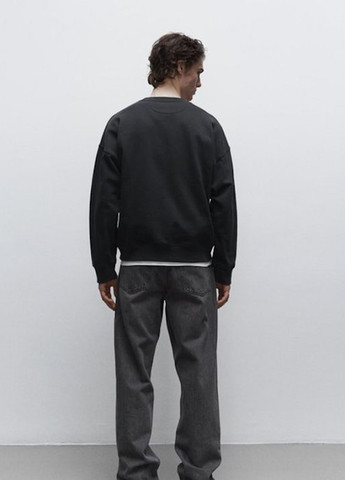 Темно-сірий світшот H&M однотонний без декору (328957682)