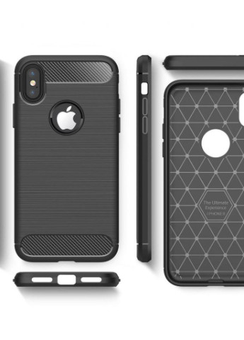 Чехол для мобильного телефона (смартфона) для Apple iPhone X Carbon Fiber (Black) Laudtec (LT-AIXB) BeCover (201492994)