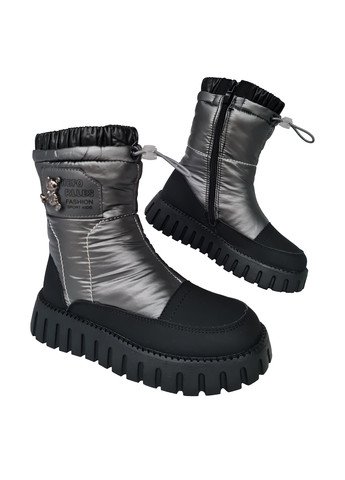 Черные кэжуал зимние ботинки Канарейка