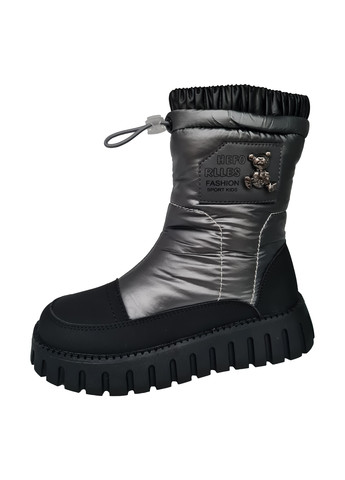 Черные кэжуал зимние ботинки Канарейка