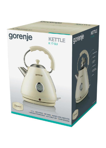 Електрочайник K 17 CLI (K17CLI) Gorenje (239500097)