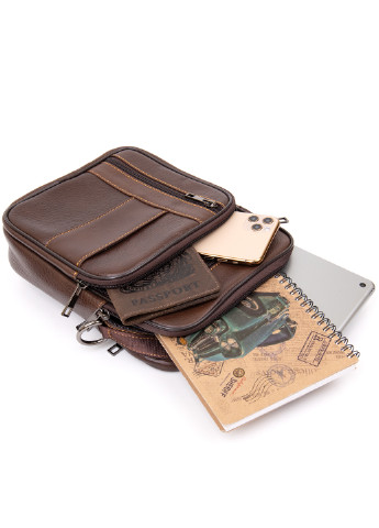 Чоловік шкіряний месенджер 20х25х6 см Vintage (252128660)