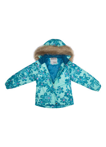 М'ятний зимній комплект зимовий (куртка + напівкомбінезон) marvel Huppa