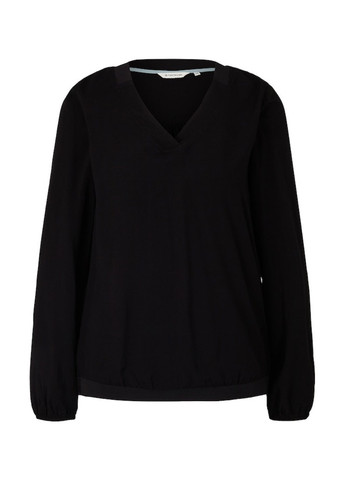 Чорна блуза Tom Tailor