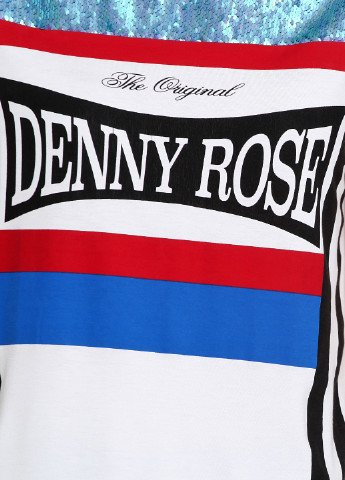 Біла літня футболка Denny Rose