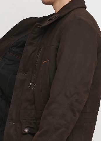 Темно-коричневая демисезонная куртка Kaiser