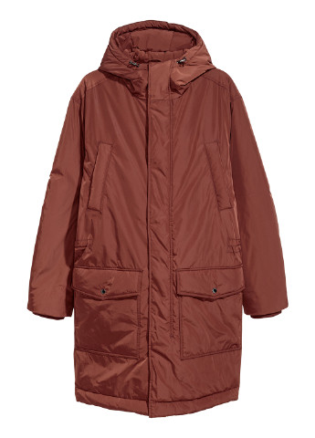 Кирпичная зимняя куртка H&M