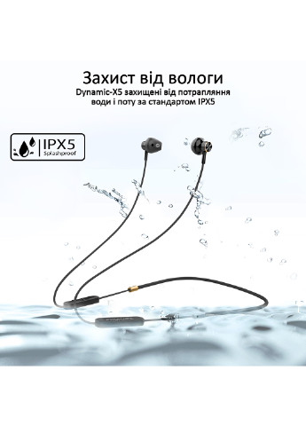 Bluetooth навушники Dynamic-X5 Bluetooth 5 IPX5 Promate dynamic-x5.black (190371004)