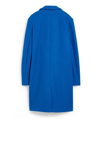 Синее демисезонное Пальто двубортное C&A