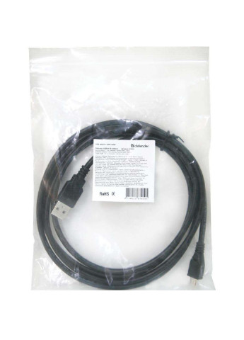 Дата кабель (87459) Defender usb08-06 usb 2.0 - micro usb, 1.8м (239381260)