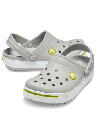 Серые детские сабо Crocs