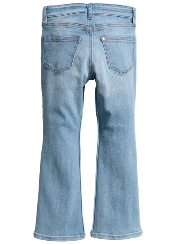 Голубые демисезонные клеш джинсы H&M