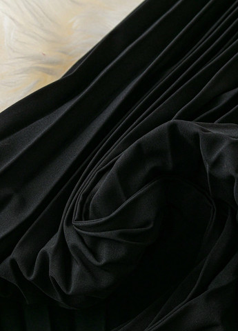 Комбінезон SHEIN комбінезон-брюки однотонний чорний святковий, вечірній поліестер