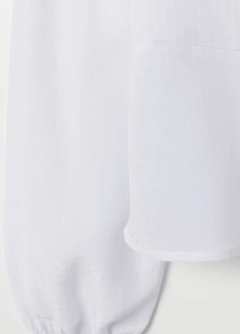 Біла блуза на запах H&M