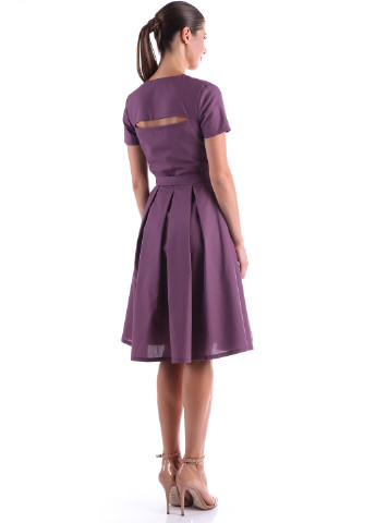 Фиолетовое кэжуал платье 2Dress однотонное
