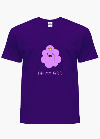 Фиолетовая демисезонная футболка детская принцесса бубльгум время приключений (adventure time)(9224-1575) MobiPrint