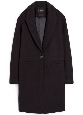 Чорне демісезонне Пальто однобортне C&A