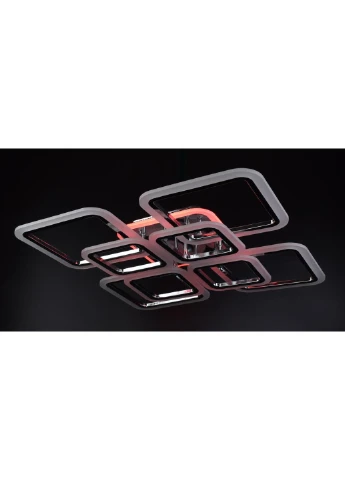 Люстра потолочная LED с пультом A2400/4+4-RGB-ch Хром 11х59х59 см. Sunnysky (253627125)