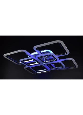 Люстра потолочная LED с пультом A2400/4+4-RGB-ch Хром 11х59х59 см. Sunnysky (253627125)