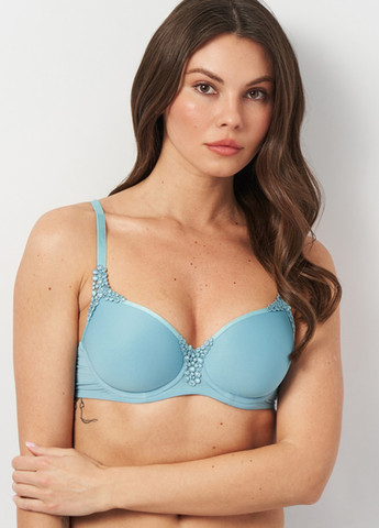 Голубой демисезонный комплект (бюстгальтер, трусики) Viania