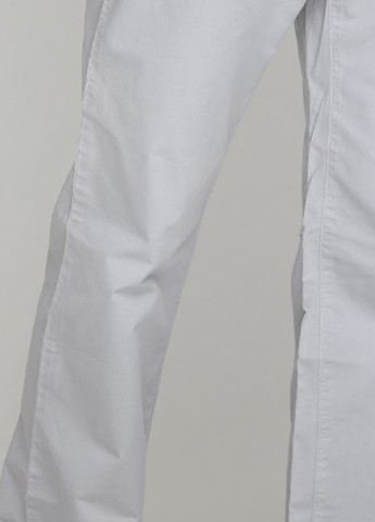 Светло-серые кэжуал демисезонные прямые брюки Trussardi