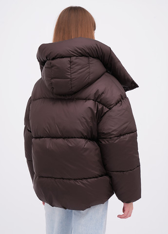 Темно-коричневая зимняя куртка EQUILIBRI