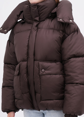 Темно-коричневая зимняя куртка EQUILIBRI