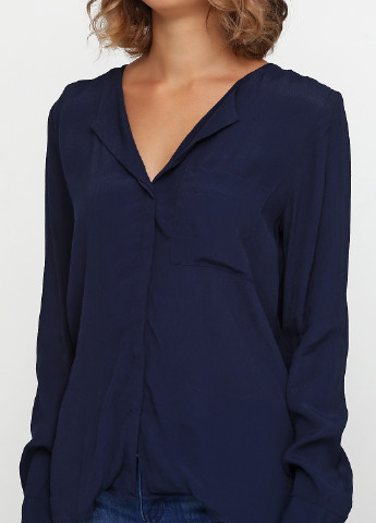 Темно-синя демісезонна блуза Minimum