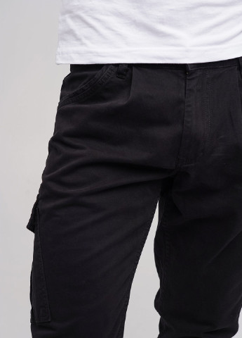 Черные кэжуал демисезонные карго брюки Trend Collection