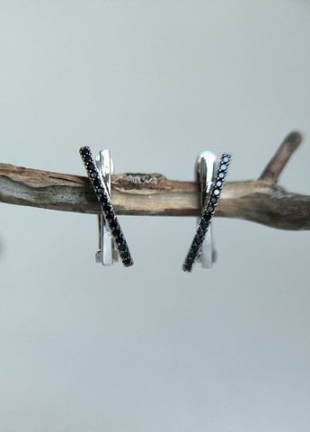 Сережки Silver Flame (350941320)