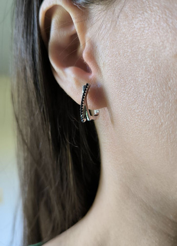 Сережки Silver Flame (350941320)