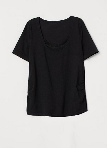 Чорна всесезон футболка H&M