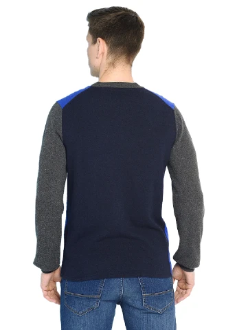 Синий зимний джемпер Trussardi Jeans