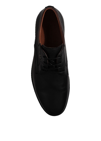 Черные классические, кэжуал туфли Cosottinni на шнурках