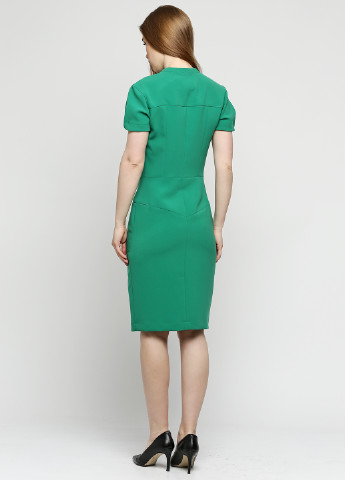 Зеленое кэжуал платье BGN однотонное