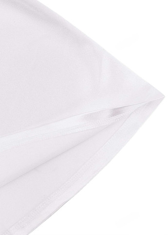 Белое вечернее платье годе, с открытой спиной SHEIN однотонное