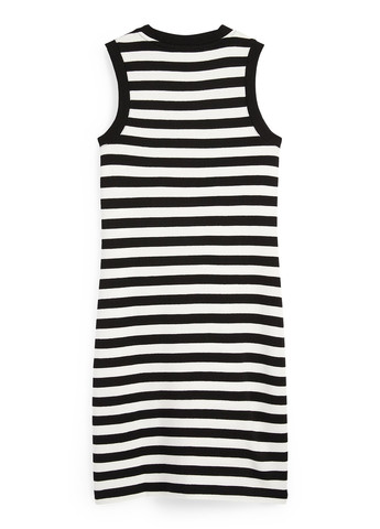 Чорно-білий кежуал сукня сукня-майка C&A в смужку
