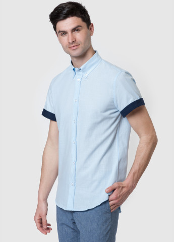 Голубой классическая рубашка Arber