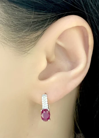 Серьги Silver Flame (164343229)