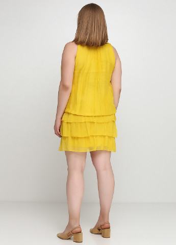 Жовтий кежуал сукня сукня-майка Made in Italy однотонна