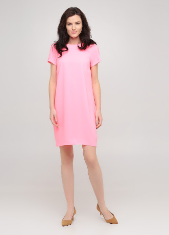 Кислотно-розовое кэжуал платье River Island однотонное