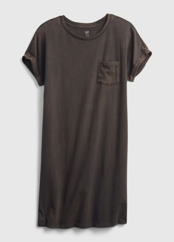 Темно-коричнева сукня Gap (252819041)