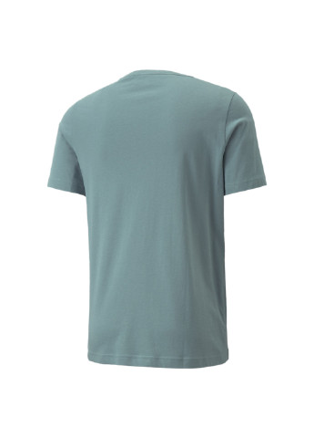 Синяя футболка essentials+ 2 colour logo men's tee Puma